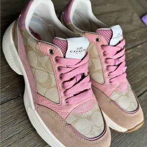 Coach Pink Sneakers